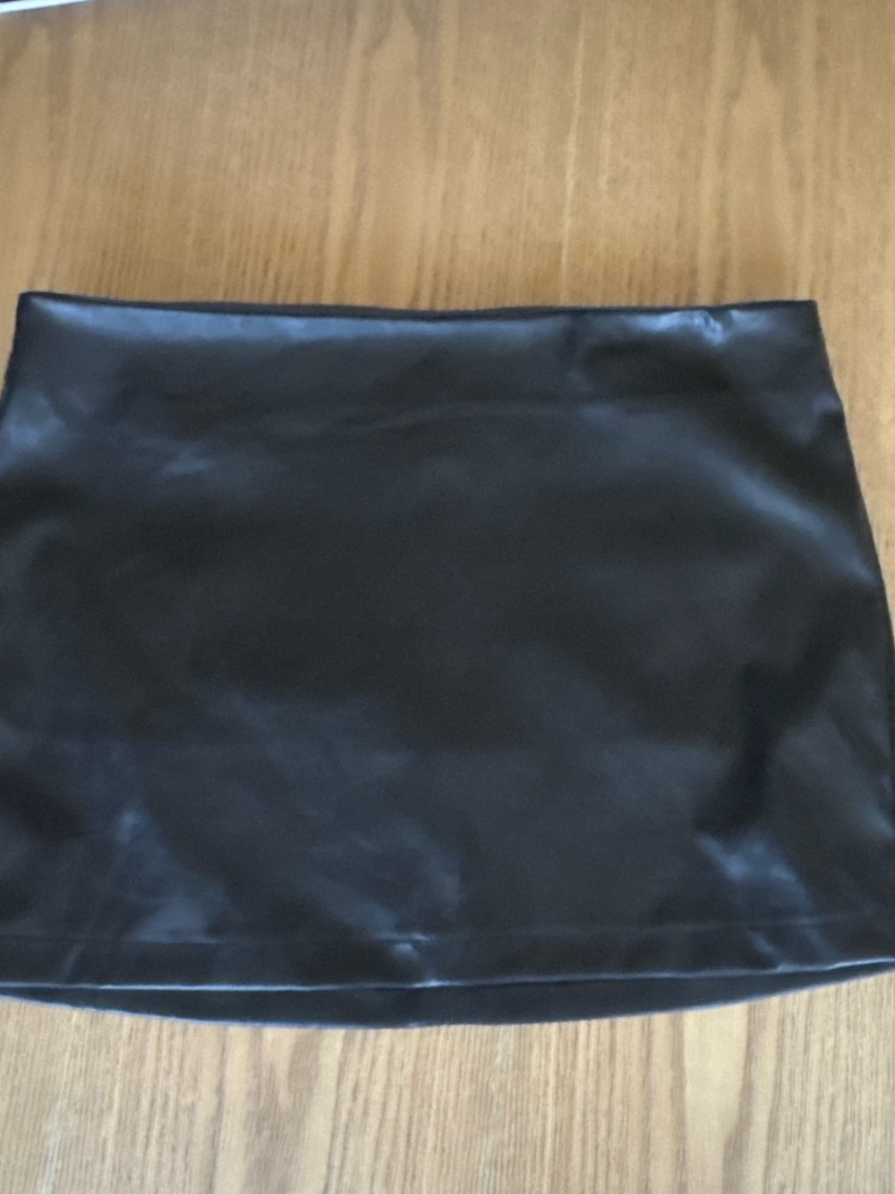 Lioness Black Faux Leather Mini Skirt